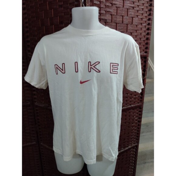 Nike Other - Vintage 90s Nike T shirt Spell Out Center Swoosh Mens Small